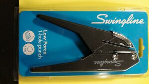 Swingline Low Force 1 Hole Punch #74017 Great for Scrapbooking etc.