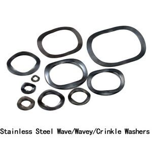 M6 M8 M12 M16 M20 M41 Stainless Steel Wave/Wavey/Crinkle Washers Spring Washers
