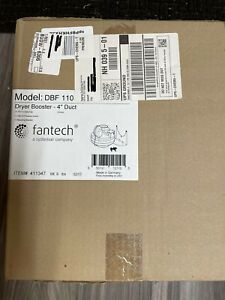 FANTECH DBF110 Dryer Booster Fan And FC4 Mounting Clamps (Set Of 2)