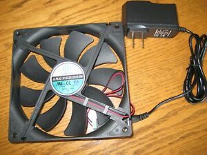 12V  Fan with 110V power supply 5 1/2&#034; X 5 1/2&#034;