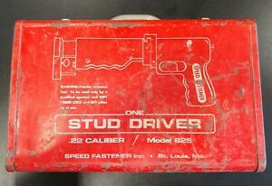 Speed Fastner Model 825, .22 Cal. Stud Driver With Extra Items!!
