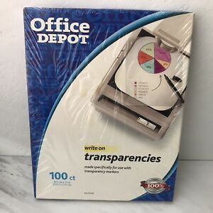 Office Depot Write On Transparencies 8.5&#034; x 11&#034; Pack of 100