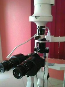 Slit Lamp 2 Step Haag Streit Type Optometry Ophthalmology FREE 20D AND 90D LENS