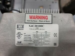 TB Woods X4 AC Drive RUX4C20100C 10HP Type 4X Used