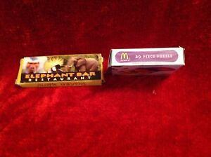 McDonald&#039;s 20 Piece Snowboard Puzzle 2006 and Elephant Bar 4 Jungle Crayons