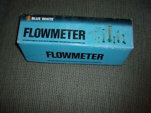 nob Blue white FLOWMETER F-44750LH-12