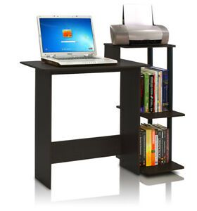 Furinno 11192 Efficient Home Laptop Notebook Computer Desk, EspressoBlack