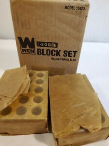 WEN 10423 3 x 2 x 1-Inch Steel-Hardened Precision 123 Blocks, Two Pack