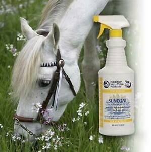 HEALTHY HAIRCARE Sunflower Suncoat SPF Sunscreen Maintains Color 32 oz Equine