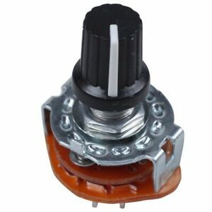 Electronic Machine 3P4T 3Pole 4 Position 2 Deck 15 Pin Rotary Switch U3D3