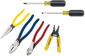 Klein Tools 92906 Tool Set, Basic Tool Kit Has Klein Tools Hand Tools for Appren