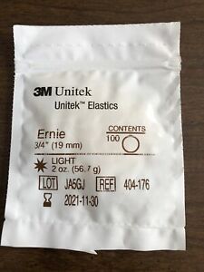 3M Unitek Elastics Ernie 3/4” (19mm) 1 Package