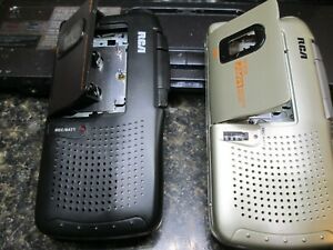 Two (2) RCA Microcassette Recorders Model (S) RP353-B, RP3528-A, Won&#039;t Record?