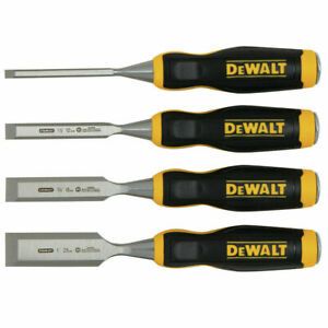 NEW DEWALT DWHT16063 4 Piece Wood Chisel Set