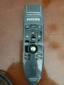 Philips LFH3500/00 SpeechMike Premium USB Dictation Microphone - Dark Pearl Grey