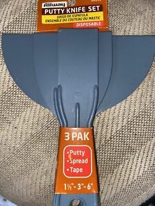 Allway DS-3PKL Plastic Putty Knife 1-1/2 3 6 in. W (Pack of 12)