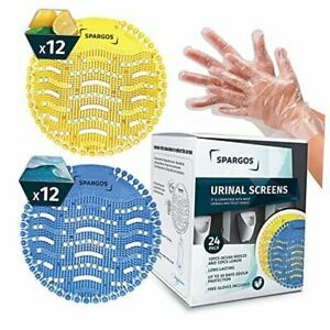 (24 Pack)  Urinal Screens Deodorizer Urinal Cake for toilets in Bathroom