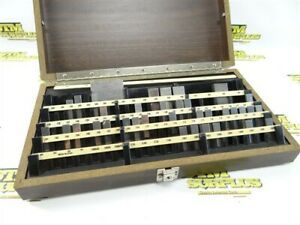 WEBBER PARTIAL GAGE BLOCK SET .1001&#034; TO 2&#034;