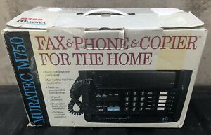 Vintage Muratec M750 Fax Machine Phone Copier Answering Machine NOS
