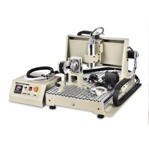 USB 1.5KW 4Axis 6040T CNC Router Engraver Carving Machine Metal Cutter EU Stock