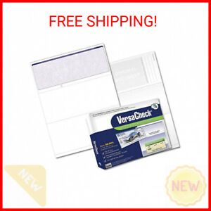 VersaCheck Secure Checks - 250 Blank Business Voucher Checks - Blue Classic  …