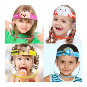 Face Shield For Kids Safety Reusable Protection Anti Splash (4 Pack, 1 of each)
