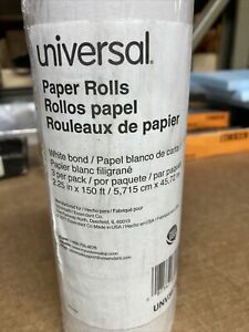 Qty, 48) &#034;UNIVERSAL&#034; Adding Machine/Calculator Roll 16# 1/2&#034; Core 2-1/4&#034; x 150&#039;.