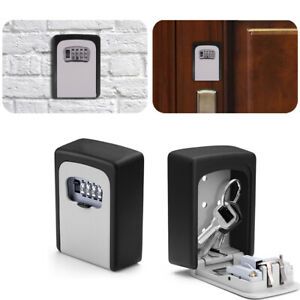 All Mounted Key Safe Box Secure Lock Safety 4 Digit Security Outdoor Storage US+