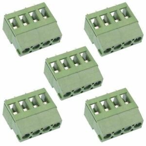 5 x 4 Way PCB Terminal Block Connector 5.08mm 20A