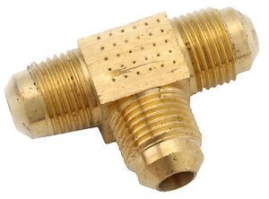 754044-04 Brass Flare Tee, Lead-Free, 1/4-In. - Quantity 1