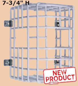 Wire Guard 7-3/4&#034; Beam Smoke Protector Damage Stopper Protect Cover White NEW