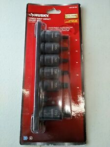 HUSKY 1/2 in. Drive Impact Torx Set (7-Piece) 1005000054 HIMP7PCTX (missing T60)