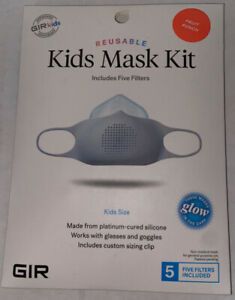 Kids All Purpose Reusable Safety Mask Silicone With Filters, Glow In the Dark