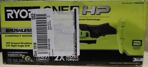 RYOBI 18V COMPACT BRUSHLESS 38/&#034; RIGHT ANGLE DRILL PSBRA02B