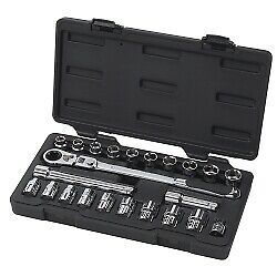 KD Tools KDT893823 23 Piece .37 in. Drive GearRatchet Set with Locking Handle