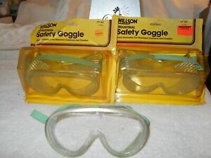 3-Willson Industrial Safety Goggles. Clear CP401