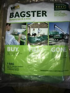 Bagster 3CUYD Dumpster in a Bag 3 CUYD/606GAL 8FTX4FTX2FT6in 3,300lb Max Weight