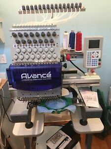 Avance Embroidery Machine 1501C + Accessories. BRAND NEW