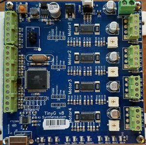 TinyG motion control board for CNC