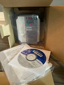 Yaskawa CIMR-VU4A0002FAA V1000 Rev D. AC VS Drive  2.1 Amp. 1 HP