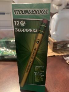 Ticonderoga Beginners Wooden Pencils No. 2 Soft Lead Dozen 666222 Set Of 2