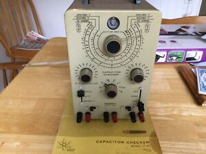Heathkit Capacitor Checker Model IT-28 Tested, Working, with original manual.