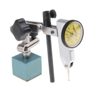 Lever Dial Test Indicator Meter 0.8mm Gauge Measuring Tool with Base