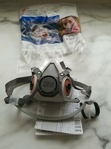 Respirator Half-face Face Mask Reusable Small 6100 New.