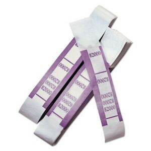 Pm Company Color-Coded Currency Straps $20 Bill, $2000, 1000 Straps (PMC55032)