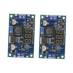 2PCS LM2596 DC DC Step Down Converter Voltage Regulator Digital Tube 2 Pack