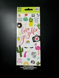 The Happy Planner Stickers 411 Pieces Love Yo Selfie