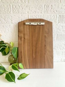 Vintage Wooden Clipboard Heavy Duty Wood Clip Board Office Supply Berea College