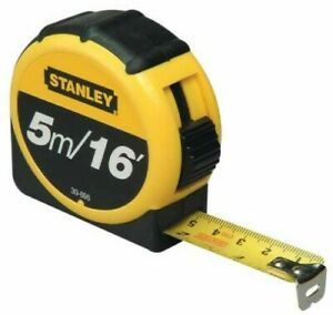 Stanley Measuring Metric/Imperial Tape Length: 5m (16ft) x Width: 19mm