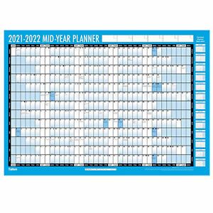 3924 Academic Student 2021-2022 A2 Wall Planner Calendar, Pen and Stickers